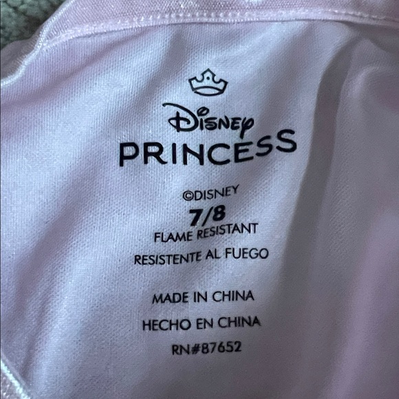 Disney Magical Castle Nightgown in Pastel Rainbow - Size 7/8 - Picture 6 of 6